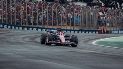 Tras el accidente, Franco Colapinto no logró avanzar en la qualy y largará 18° el Gran Premio de Brasil