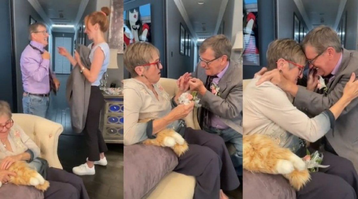 Su esposa tiene Alzheimer y él le propone casamiento todas las semanas que vuelva a emocionarse