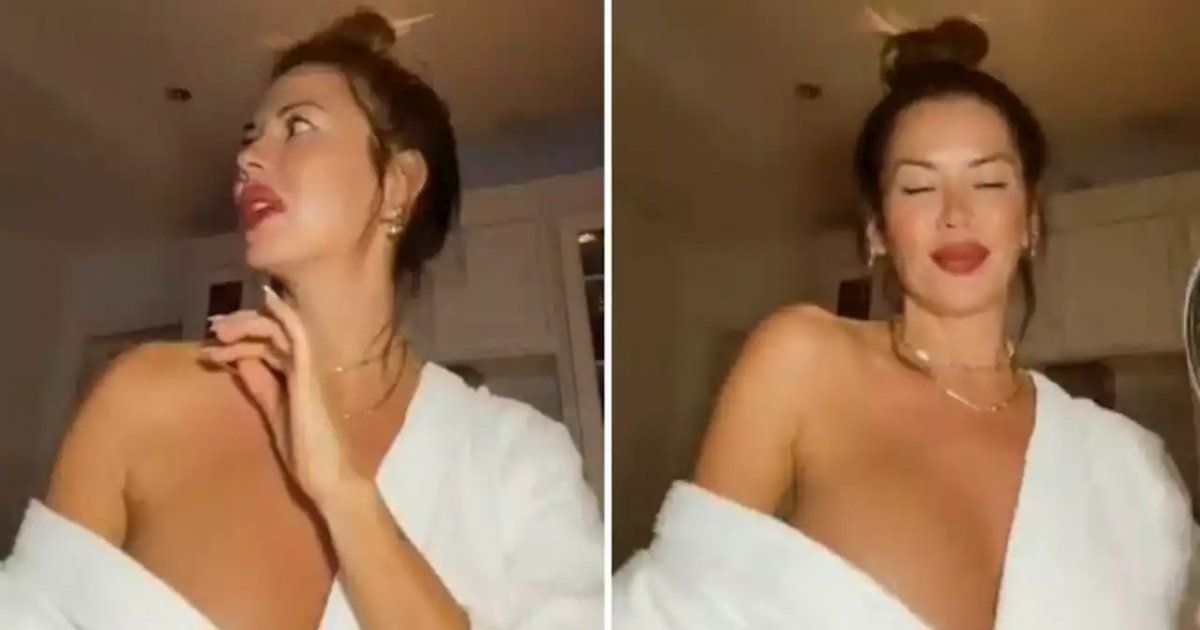 Karina Jelinek protagonizó un blooper en un vivo de Instagram pero