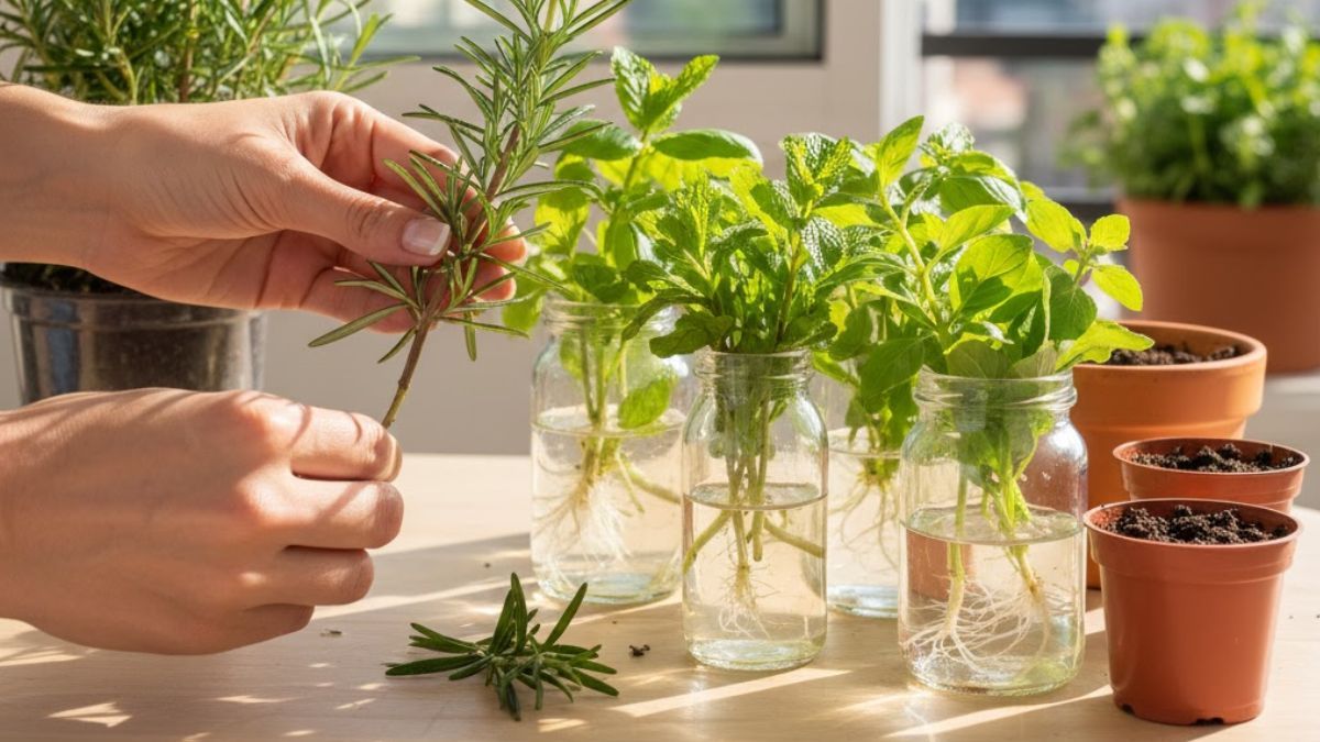 Cómo hacer que el romero y las hierbas aromáticas se multipliquen en tu balcón