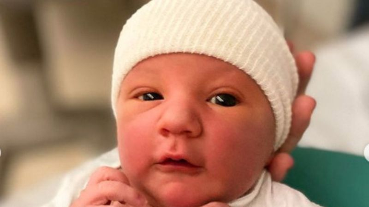 Luca Cubero, hijo de Fabián Cubero y Mica Viciconte.