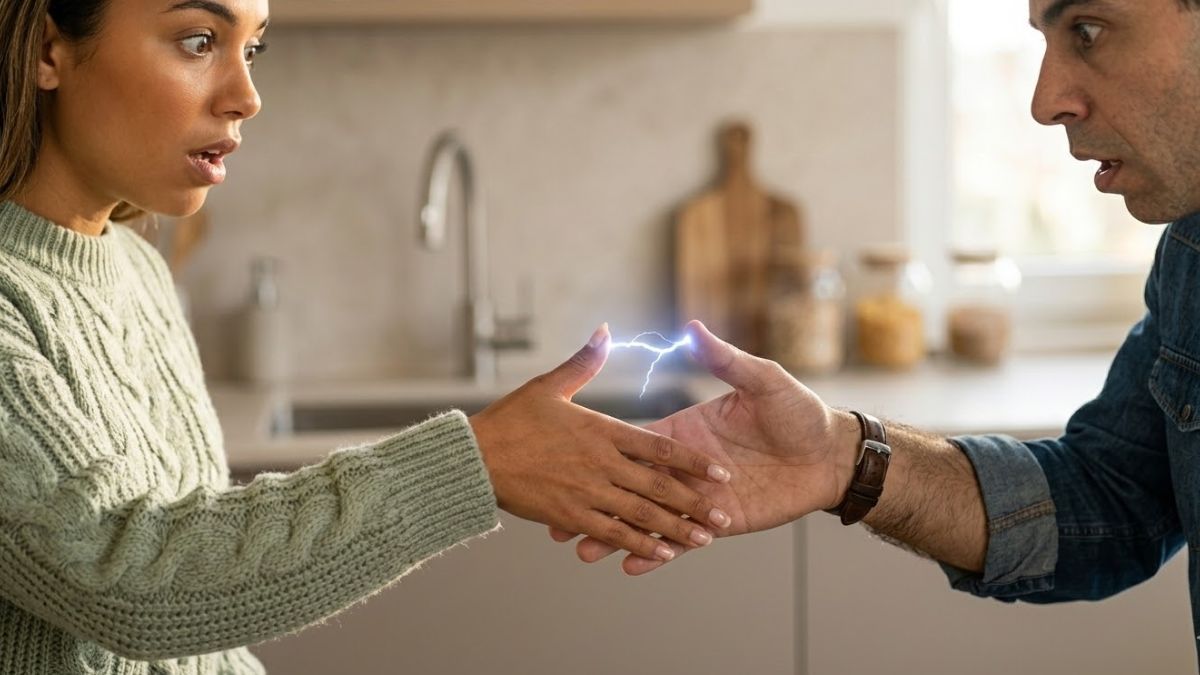 Te puede dar electricidad.