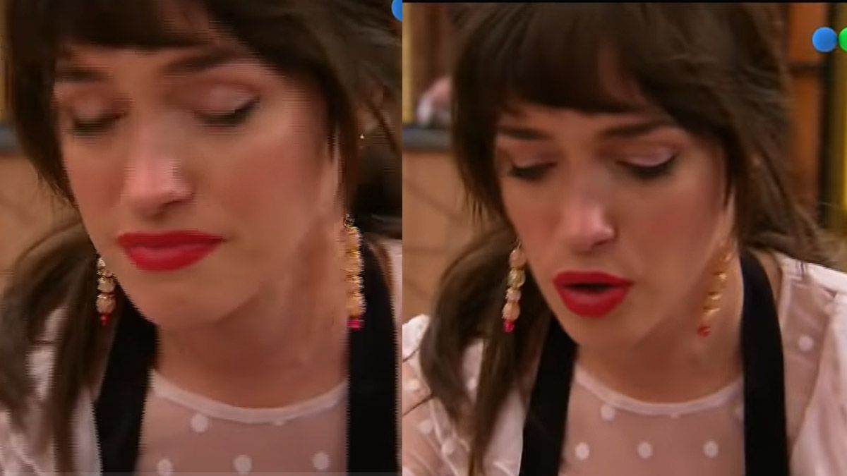 MasterChef Celebrity 2: Cande Vetrano se quebró mientras cocinaba