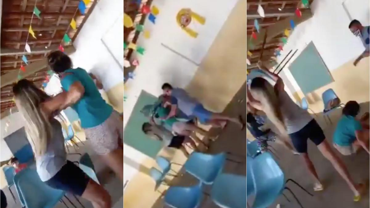 Acompañó a su amante a vacunarse contra el covid