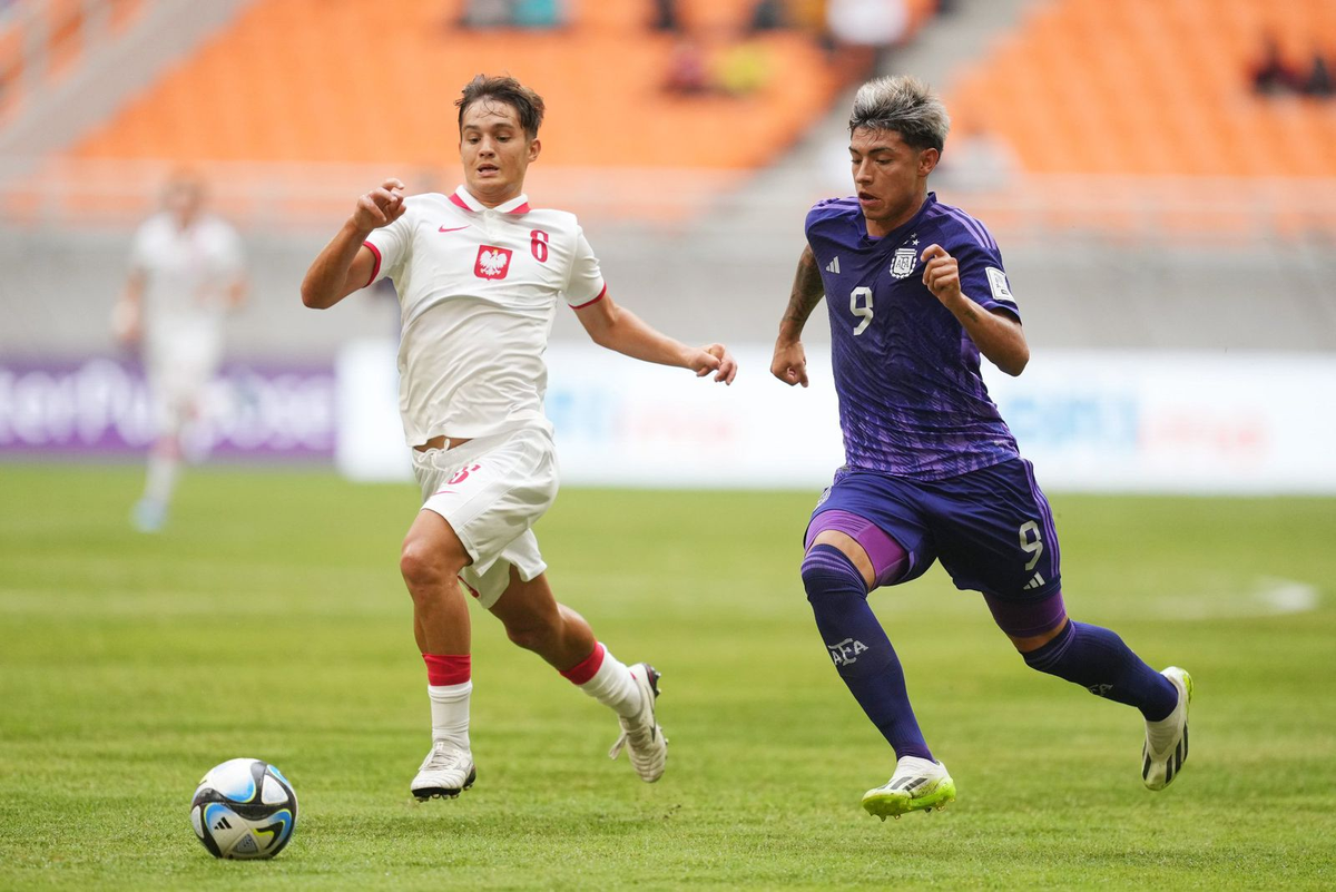 Argentina venció a Polonia y se clasificó para los octavos de final del Mundial Sub-17
