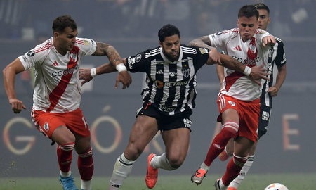 Atlético Mineiro goleó al River de Marcelo Gallardo en Brasil en la ida de la Copa Libertadores Atlético Mineiro goleó al River de Marcelo Gallardo en Brasil en la ida de la Copa Libertadores