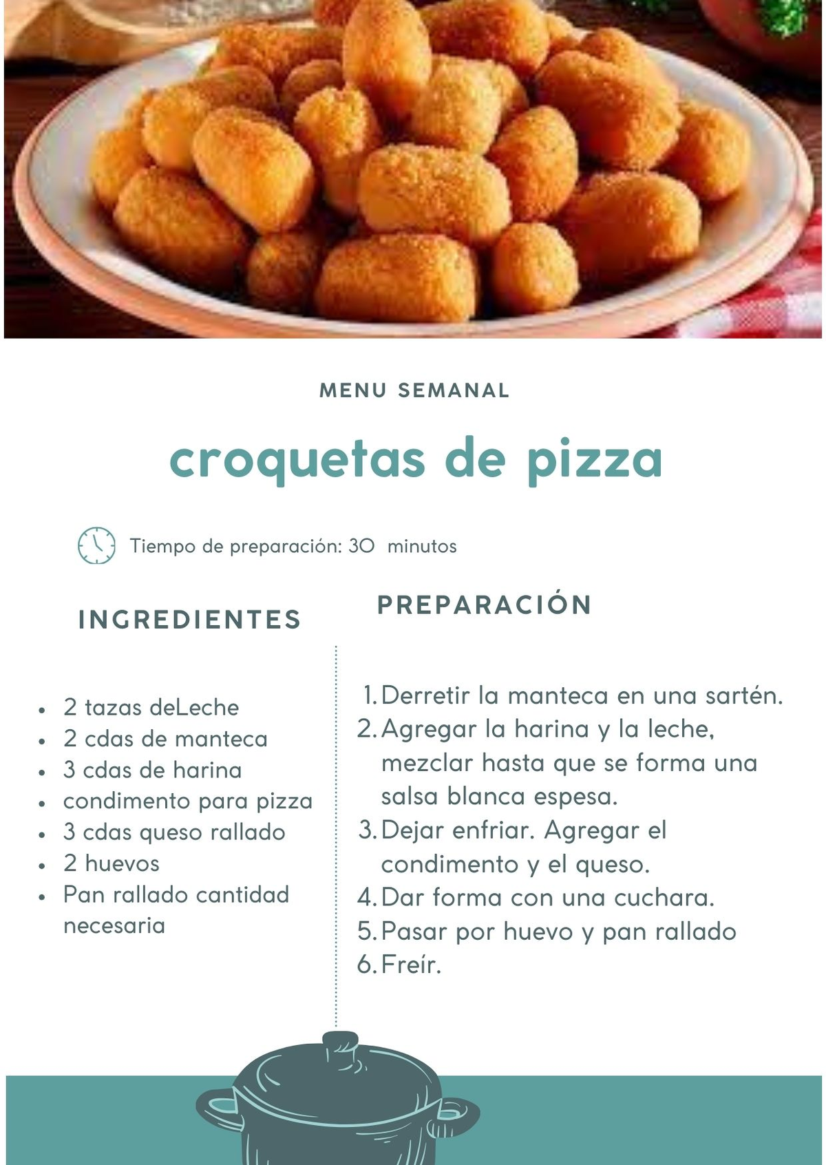Las croquetas de pizza son una excelente opción para hacer y disfrutar en las cenas de verano. Las croquetas de pizza son una excelente opción para hacer y disfrutar en las cenas de verano.