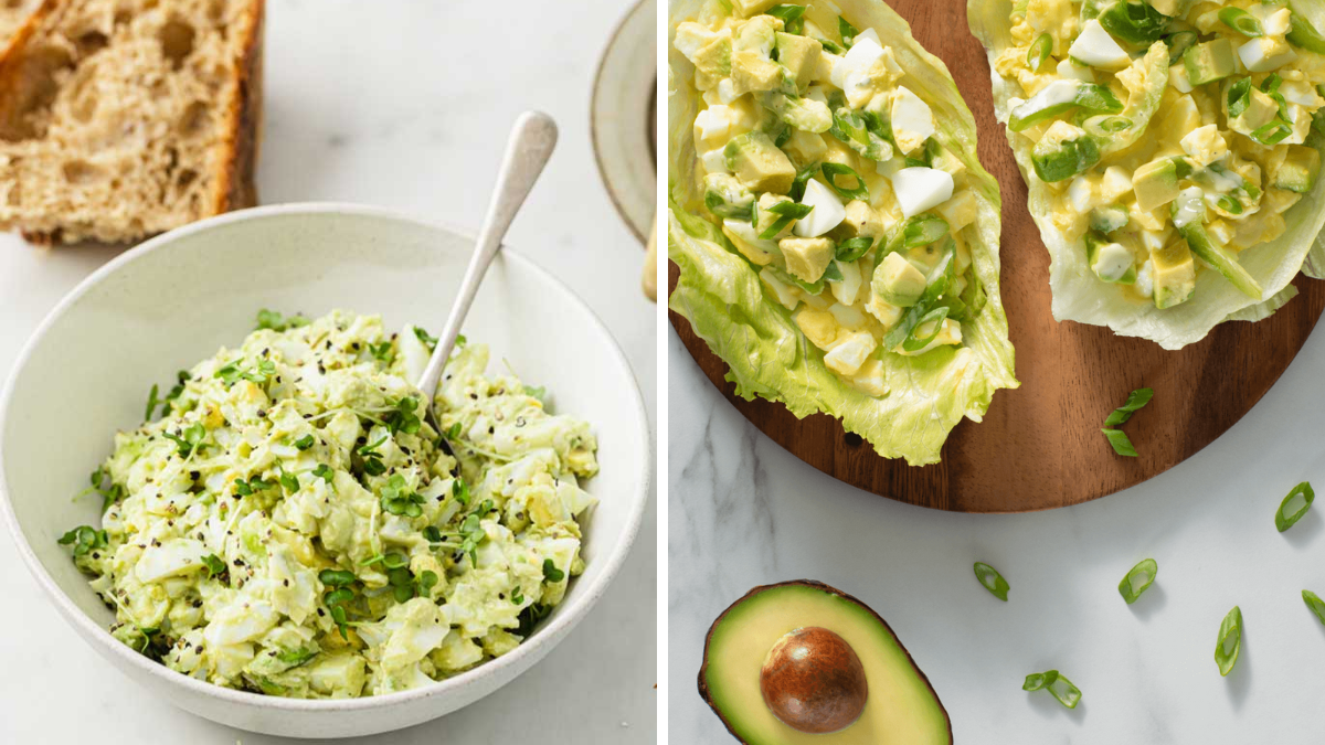 Receta para hacer ensalada de huevo y palta. Receta para hacer ensalada de huevo y palta.