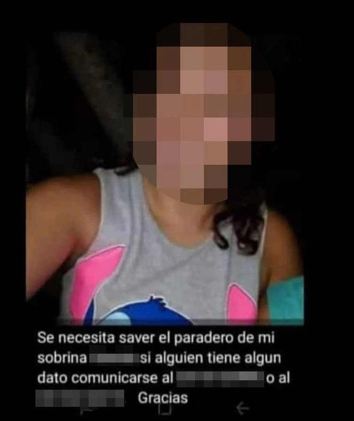 La adolescente se encontraba desaparecida desde la madrugada del viernes