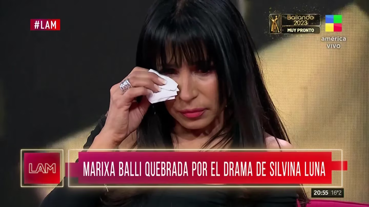 Marixa Balli lloró al hablar sobre la salud de Silvina Luna: No puedo hablar