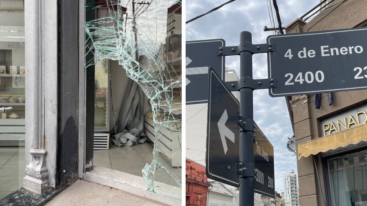 La panadería robada está ubicada en Primera Junta y 4 de Enero de la ciudad de Santa Fe.