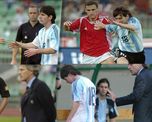 Postales del debut de Lionel Messi en la selección mayor, el 17 de agosto de 2005 en Budapest. Solo jugó 40 segundos ante Hungría. Postales del debut de Lionel Messi en la selección mayor, el 17 de agosto de 2005 en Budapest. Solo jugó 40 segundos ante Hungría.