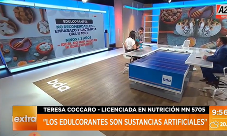 Susto al aire del noticiero de América: una nutricionista se desmayó en vivo Susto al aire del noticiero de América: una nutricionista se desmayó en vivo