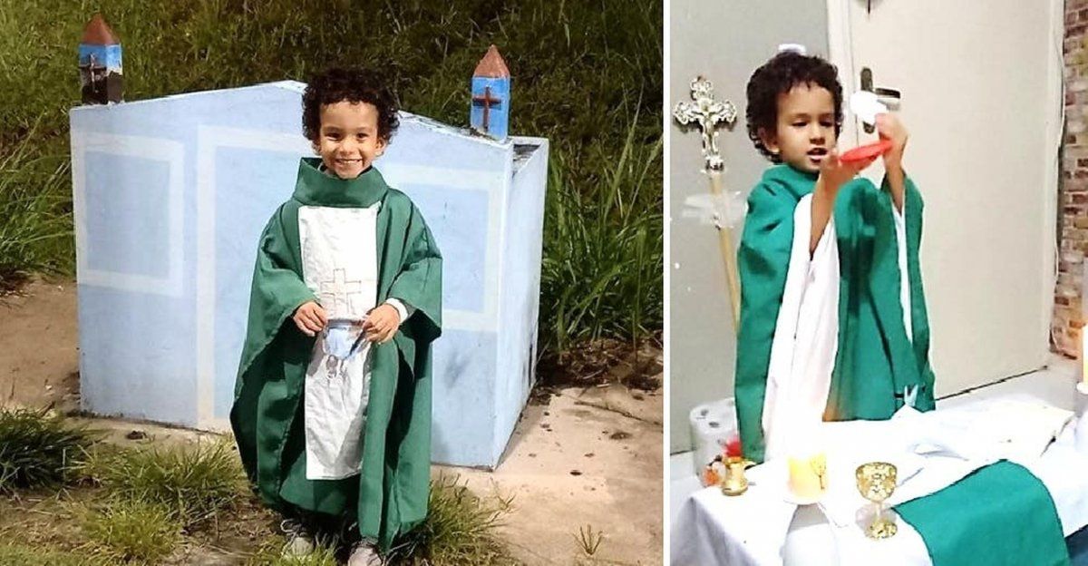 La conmovedora historia del niño que celebra sus propias misas.&nbsp;
