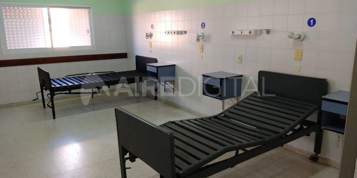 Área de internación recuperada en el viejo Iturraspe.