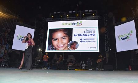 A cinco años de la desaparición de Guadalupe Lucero, proyectan su imagen en los festivales de San Luis A cinco años de la desaparición de Guadalupe Lucero, proyectan su imagen en los festivales de San Luis