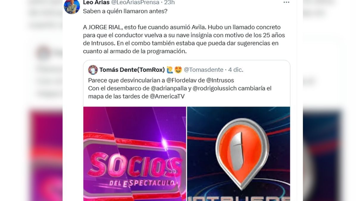 Flor de la V y su equipo serían desvinculados de Intrusos. Flor de la V y su equipo serían desvinculados de Intrusos.