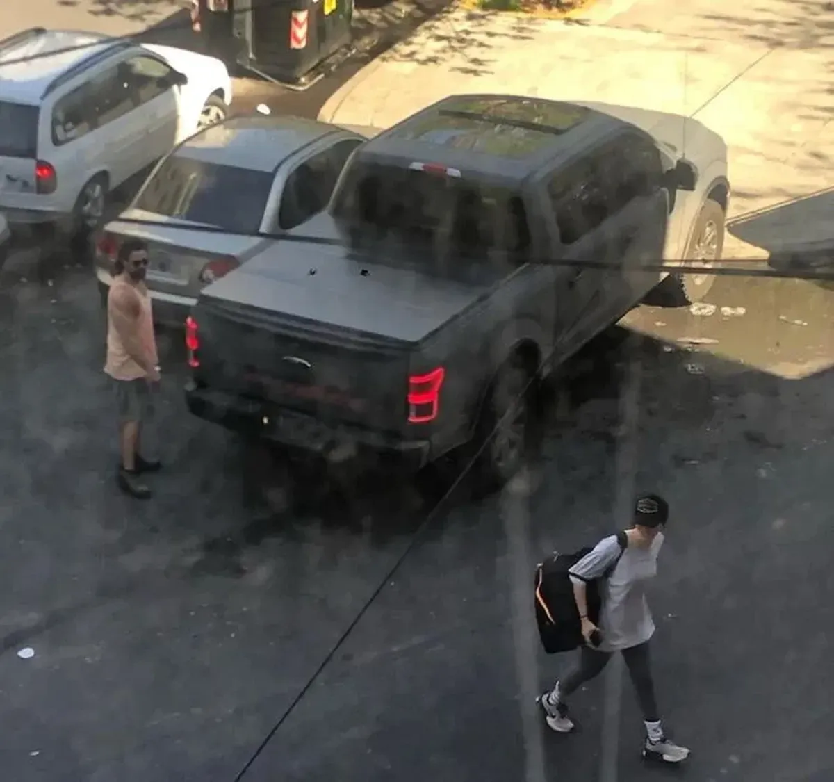 La primera foto que apareció de Luciano Castro y Flor Vigna. 