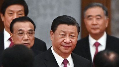 El presidente de China Xi Jinping, un aliado de Rusia.