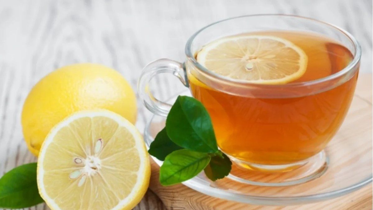 El té de limón es uno de los más saludables para consumir.