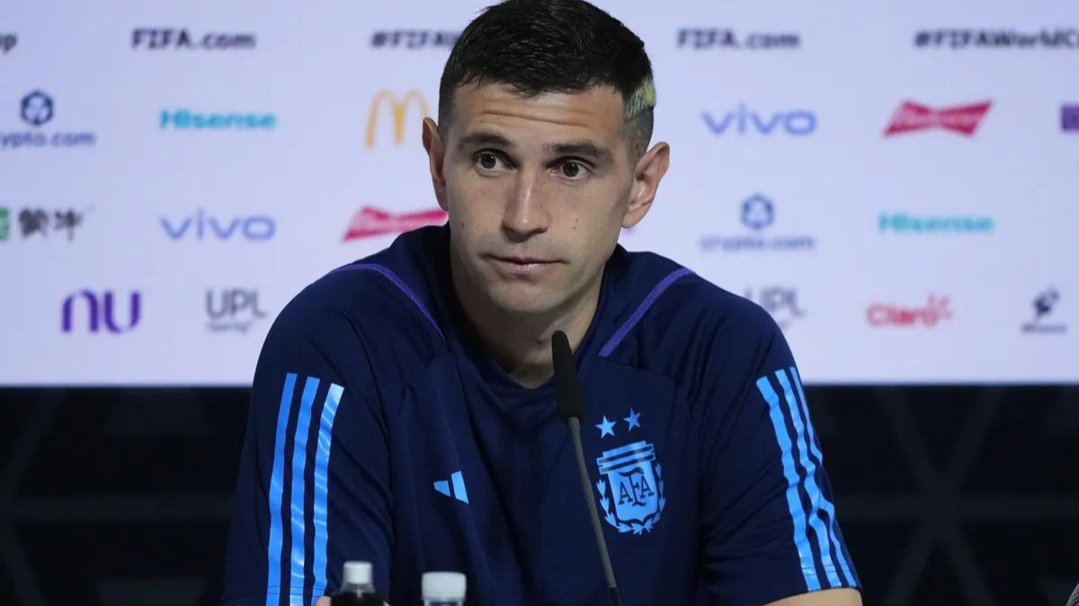 El arquero del seleccionado de fútbol de la Argentina