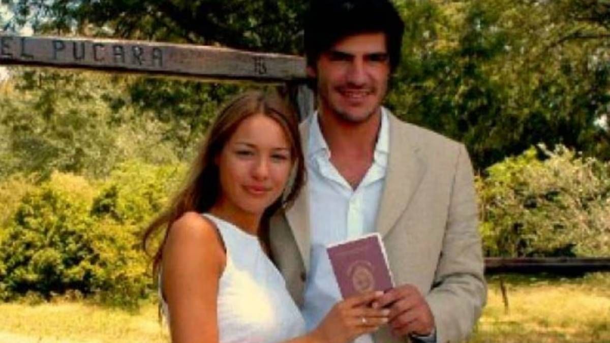 Pampita y Martín Barrantes se casaron en 2002.