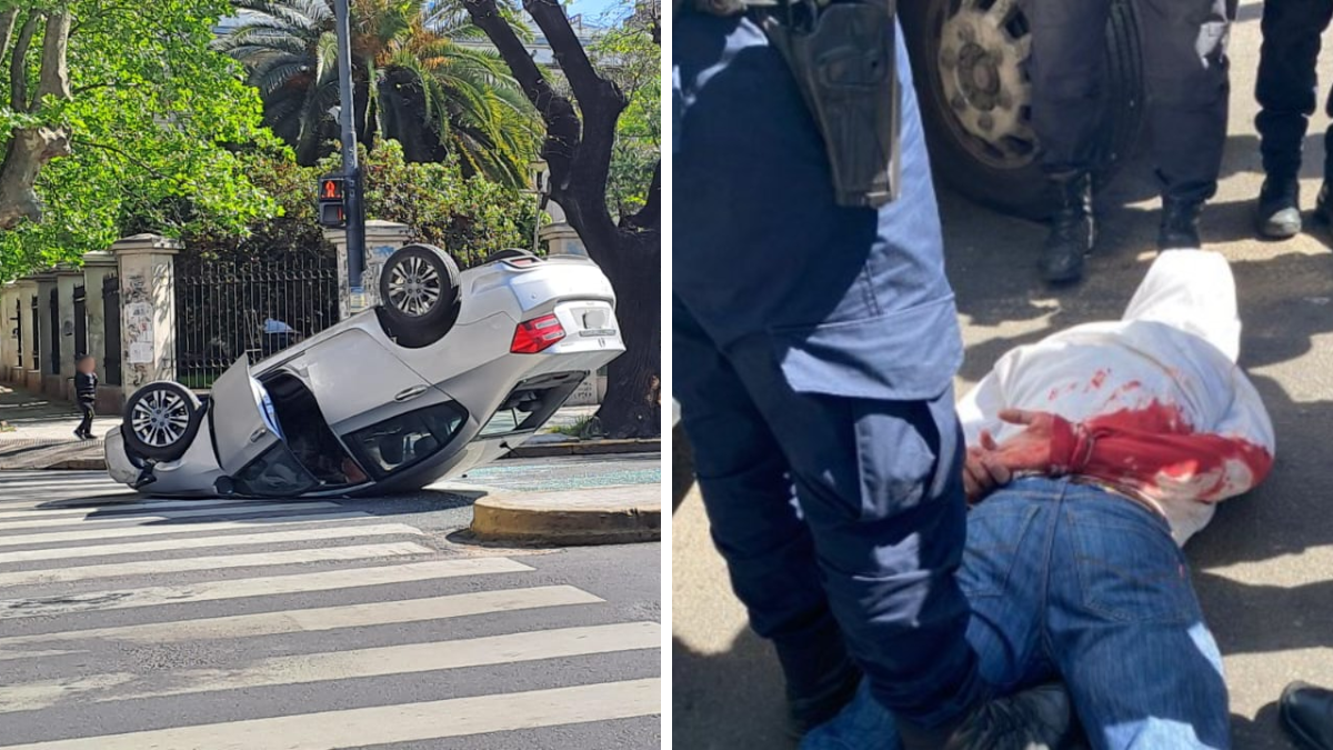 Una persecución policial se desató en La Plata cuando dos delincuentes intentaron asaltar a un camionero.