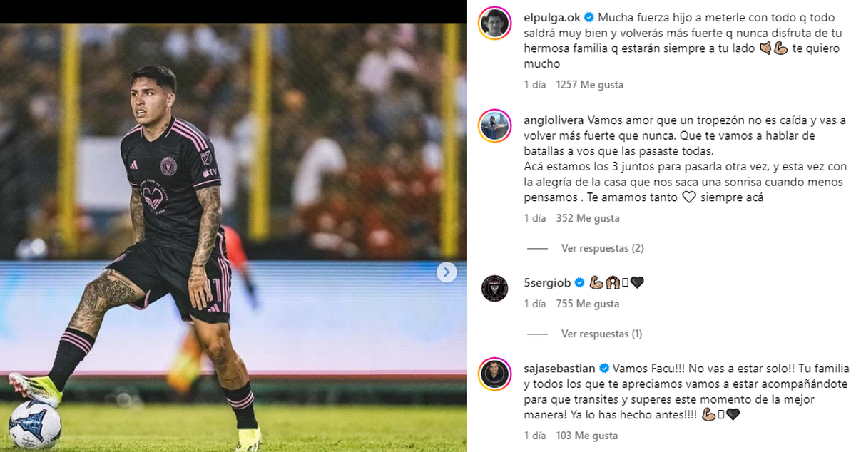 El mensaje del Pulga Rodríguez a Facundo Farías. El mensaje del Pulga Rodríguez a Facundo Farías.