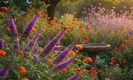 Mariposas en las plantas. Mariposas en las plantas.