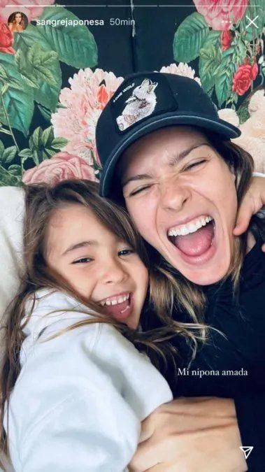 Rufina, la primera hija de la China, es fruto de su relación con Nicolás Cabré. 