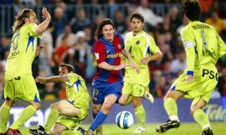 hace 10 anos, messi hizo de maradona