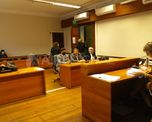 La audiencia imputativa se desarrolló de manera semi remota en los tribunales santafesinos La audiencia imputativa se desarrolló de manera semi remota en los tribunales santafesinos