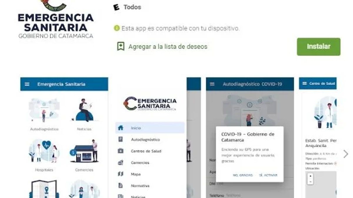 El Gobierno lanzó la aplicación Emergencia Sanitaria Catamarca