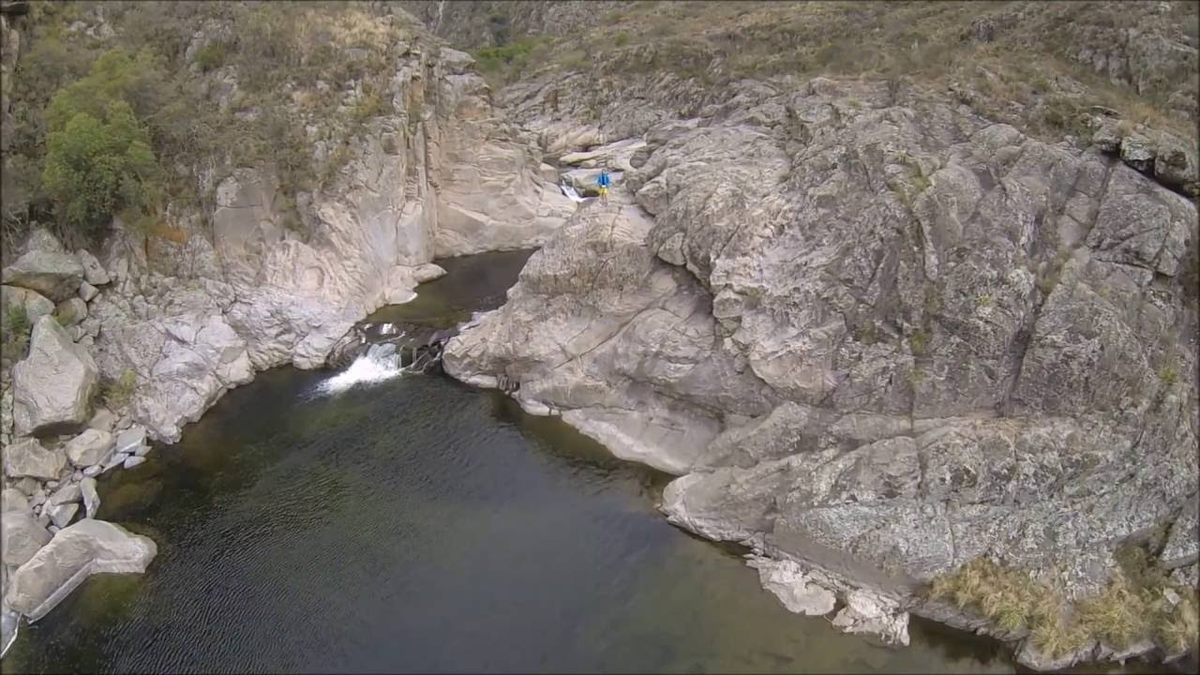 El Río Yuspe, en Pampa de Achala