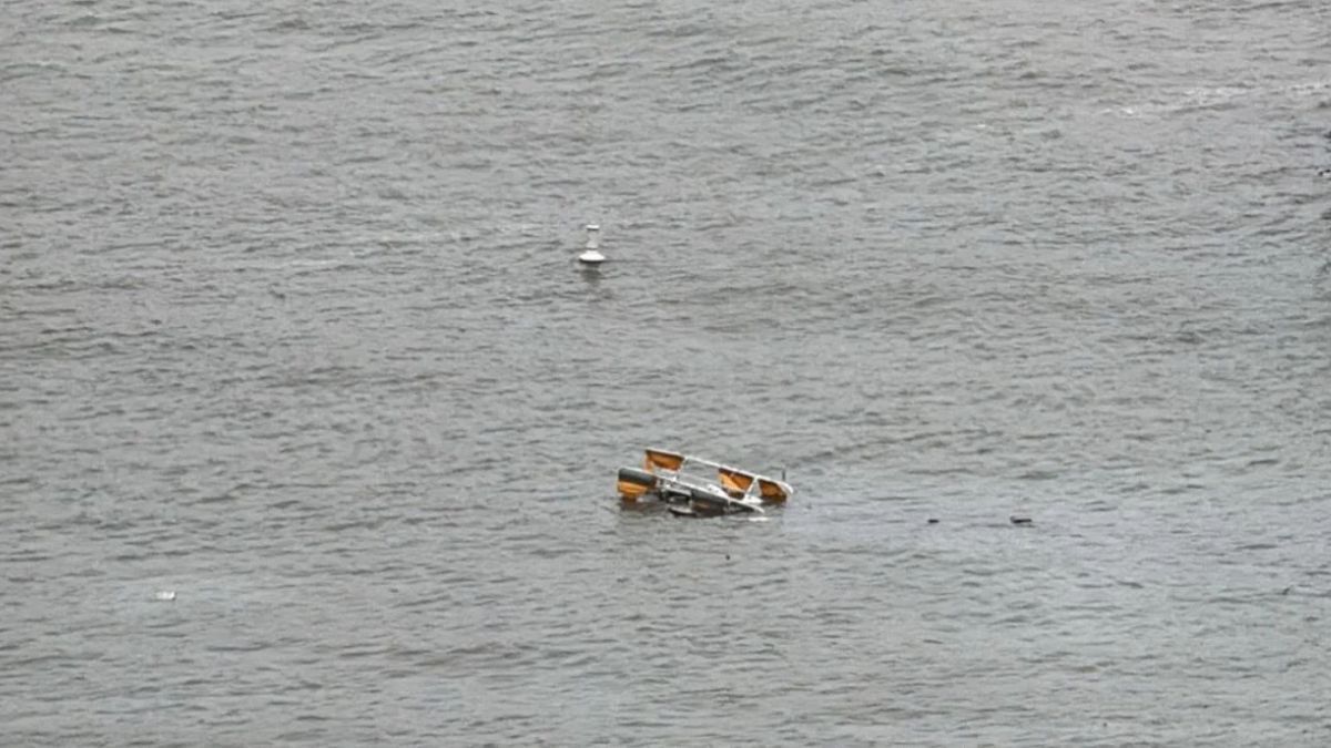 Un helicóptero cayó en el Río Hudson de Nueva York. Hasta el momento