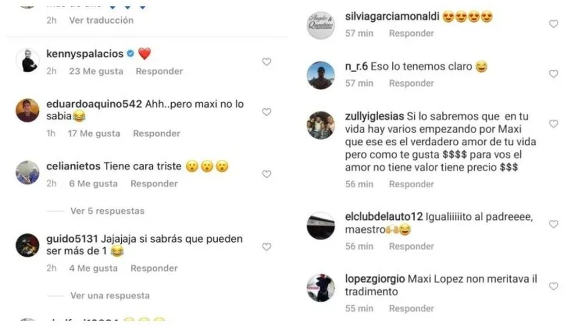 Wanda Nara recibió el apoyo de varios seguidores. 
