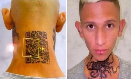 Un influencer se tatuó el código QR de su Instagram pero ¡no funciona! Un influencer se tatuó el código QR de su Instagram pero ¡no funciona!
