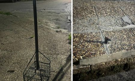 Robó un cesto de basura que arrancó y fue detenido Robó un cesto de basura que arrancó y fue detenido