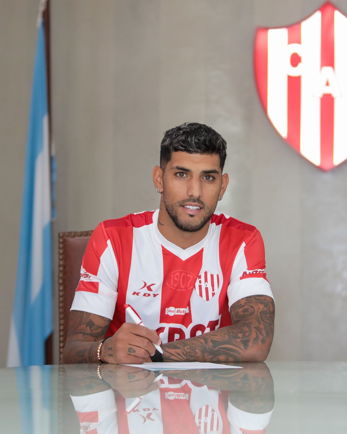 Adrián Balboa ya es jugador de Unión. Adrián Balboa ya es jugador de Unión.