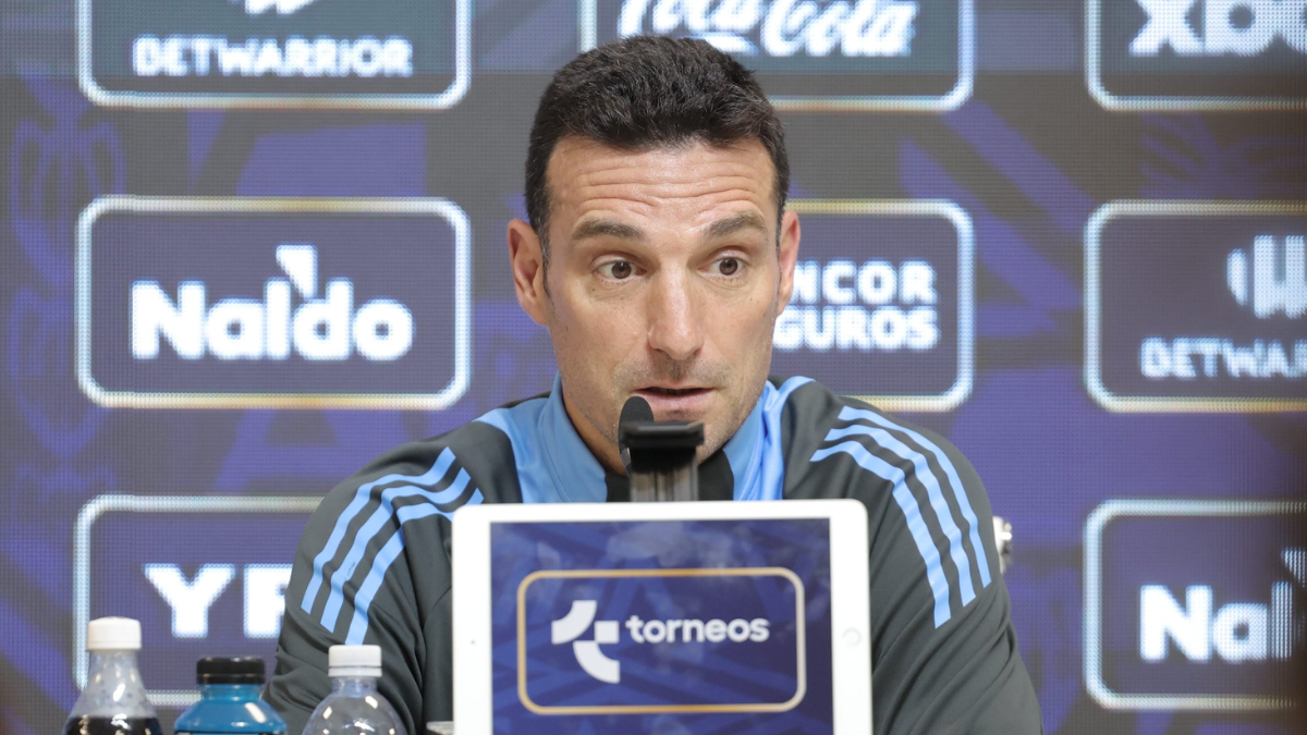 Lionel Scaloni habló sobre la lesión de Messi y Dybala y aseguró que el equipo está definido en un 90%