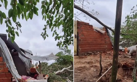 Tras el feroz temporal en Corrientes, algunas localidades no tienen luz ni agua Tras el feroz temporal en Corrientes, algunas localidades no tienen luz ni agua