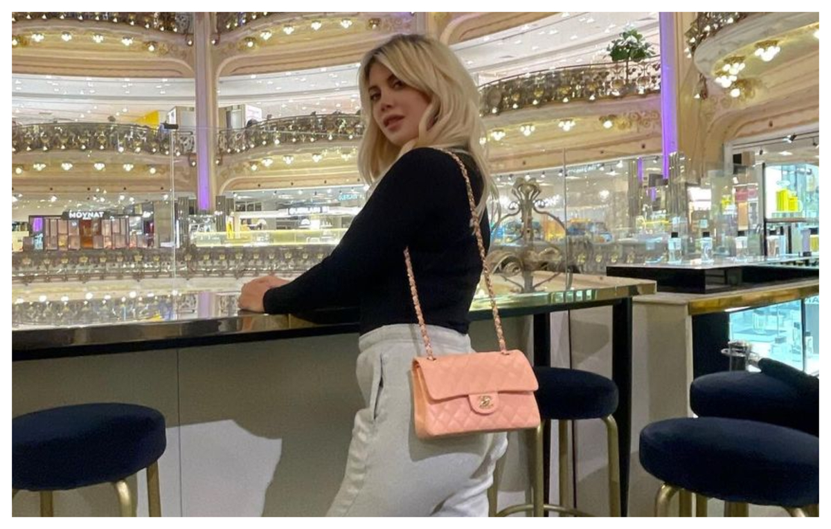 Wanda Nara estrenó la última cartera Saint Laurent que cuesta más de un millón de pesos
