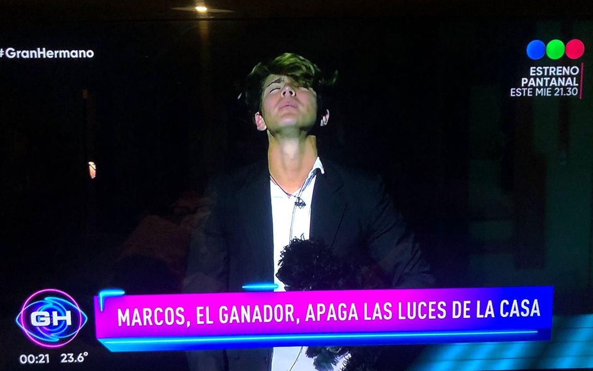 Marcos Ginocchio, emocionado hasta las lágrimas, apagó las luces de la casa de Gran Hermano y se fue con Morita.