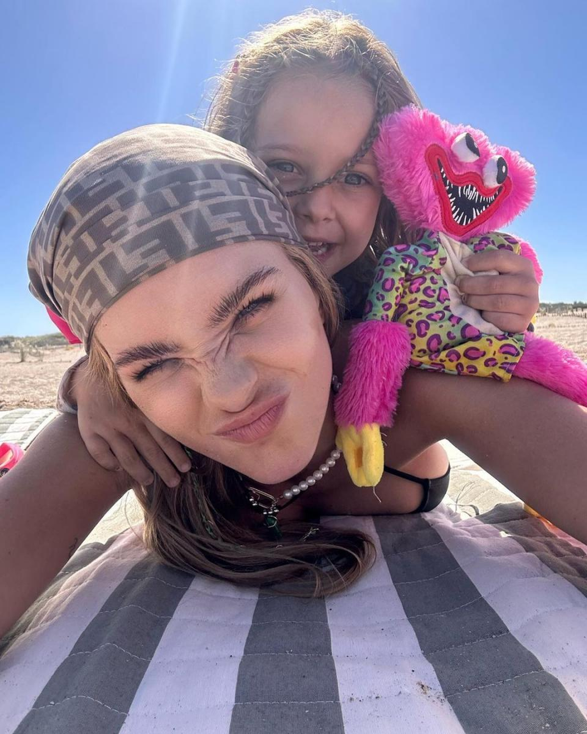 Los seguidores de la China Suárez en Instagram le alertaron sobre el peluche de Magnolia.