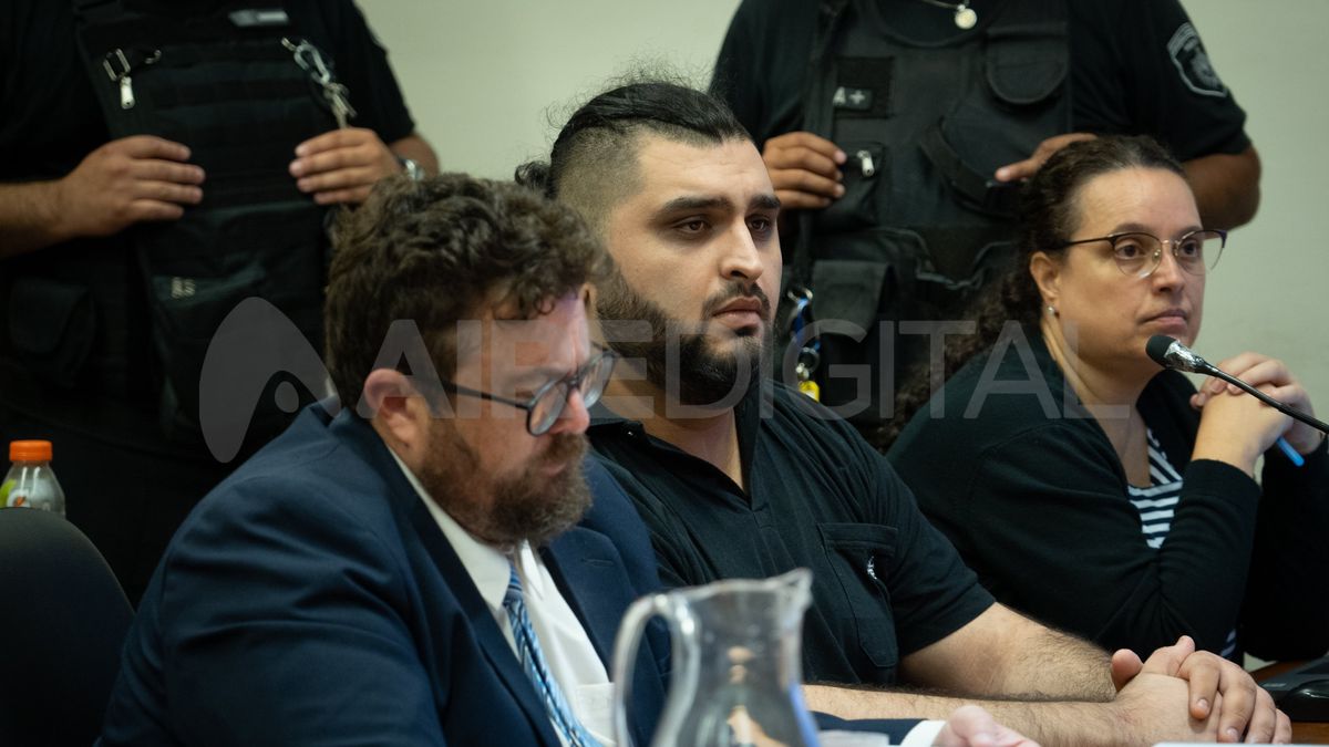 Juan Manuel Ruffino durante el juicio por el crimen de Hugo Oldani.