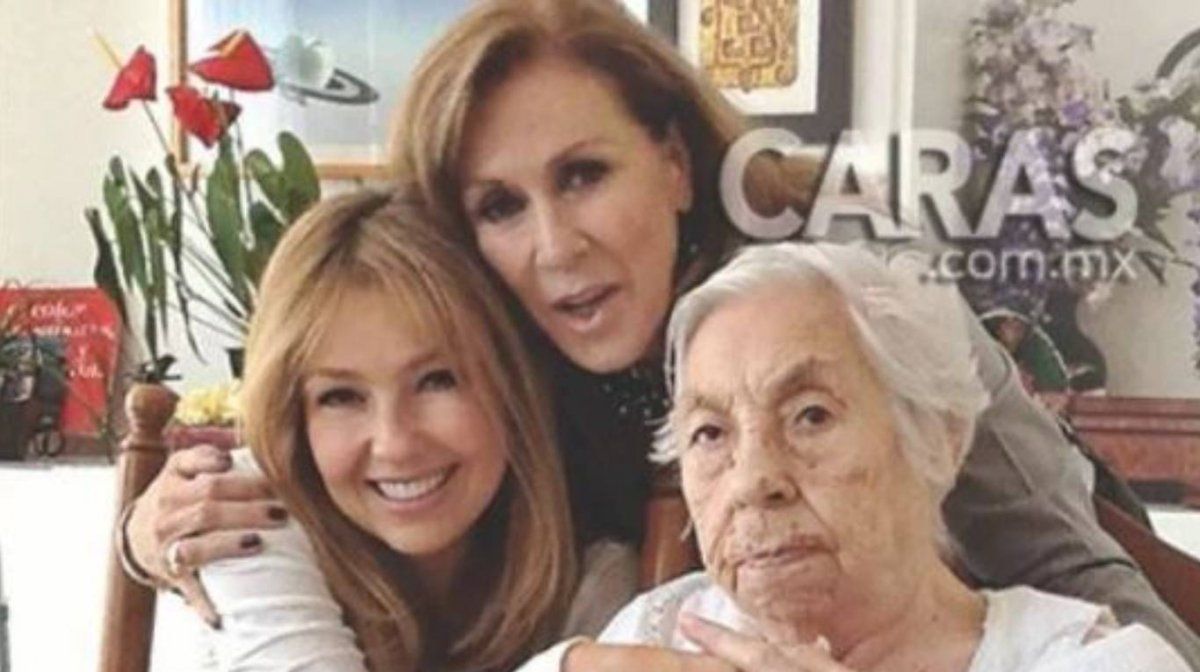 Eva Mange es la abuelita de Thalía y Laura Zapata.