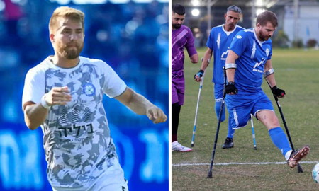 Israel: Futbolista que sobrevivió a un ataque de Hamás ahora es figura de fútbol de amputados. Israel: Futbolista que sobrevivió a un ataque de Hamás ahora es figura de fútbol de amputados.