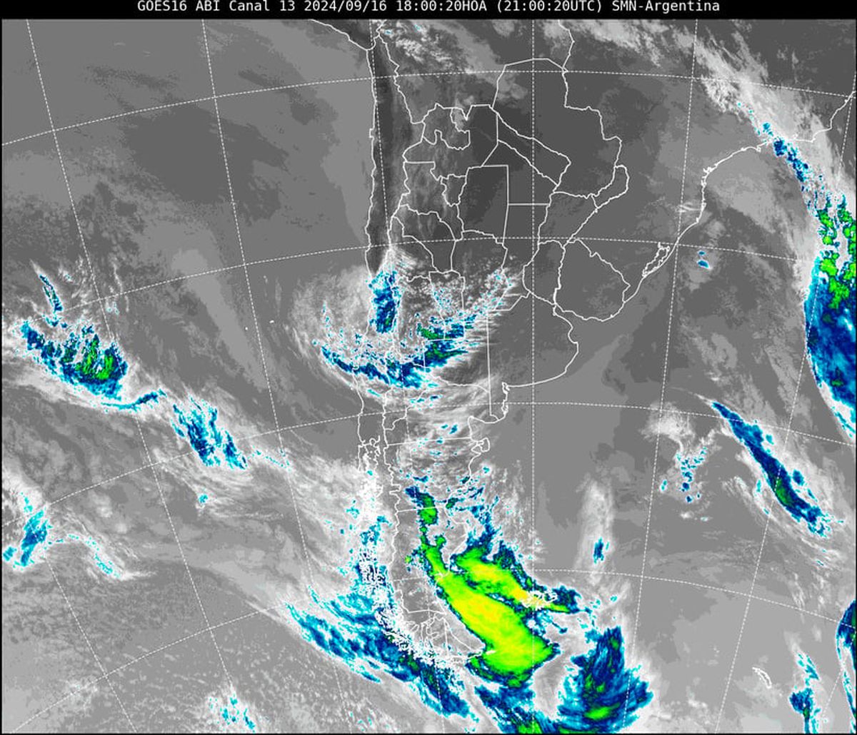 La imagen satelital nos muestra poca nubosidad en nuestra provincia. La imagen satelital nos muestra poca nubosidad en nuestra provincia.
