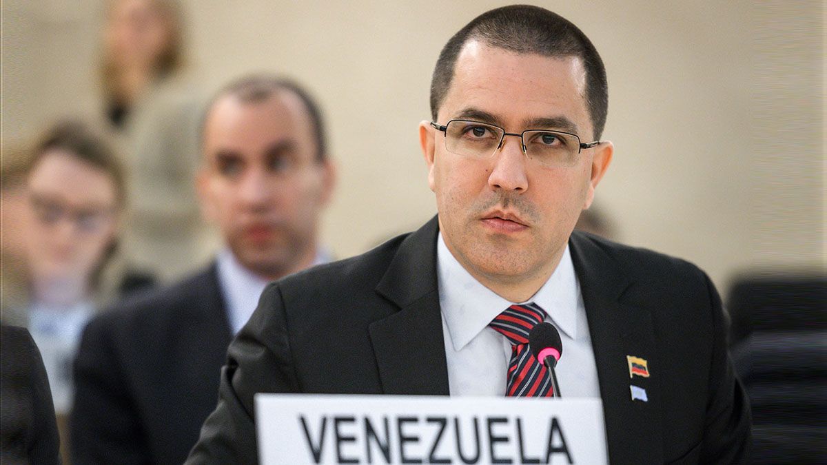 El canciller del régimen de Nicolás Maduro