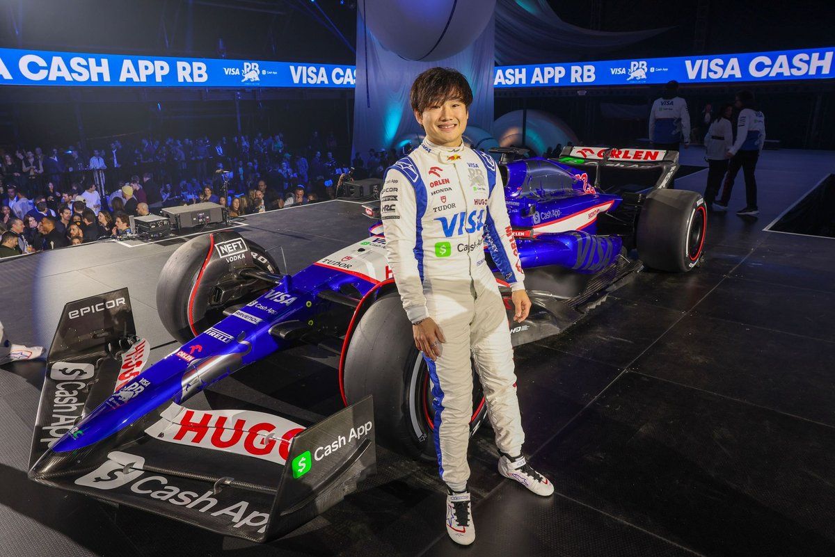 Yuki Tsunoda, del equipo de Racing Bulls. Yuki Tsunoda, del equipo de Racing Bulls.